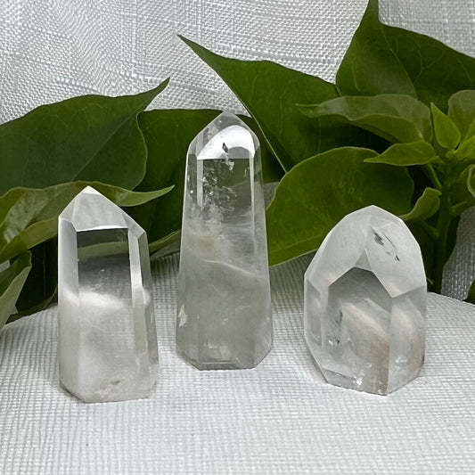 Amphibole Quartz Points - Margarida Mine, Bahia, Brazil