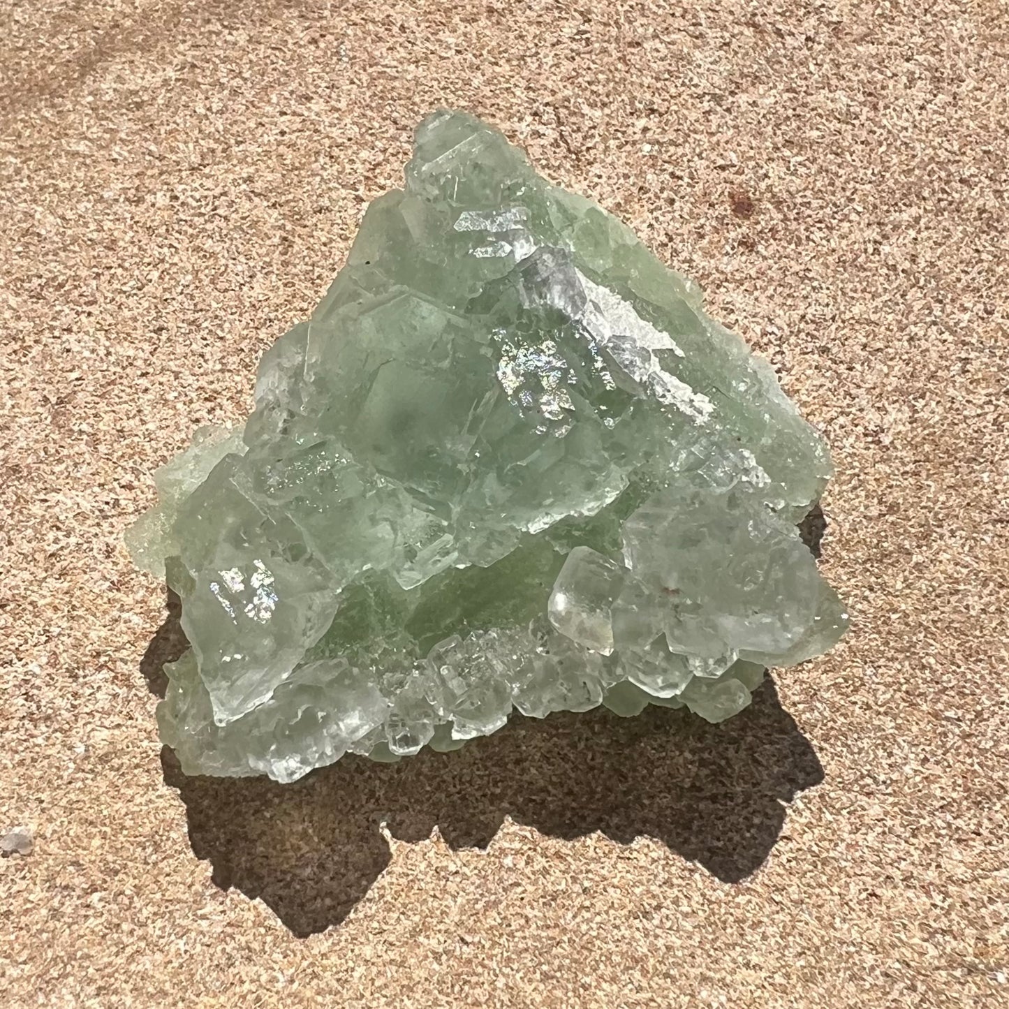 Green Octahedral Fluorite Specimen - Fujian, China