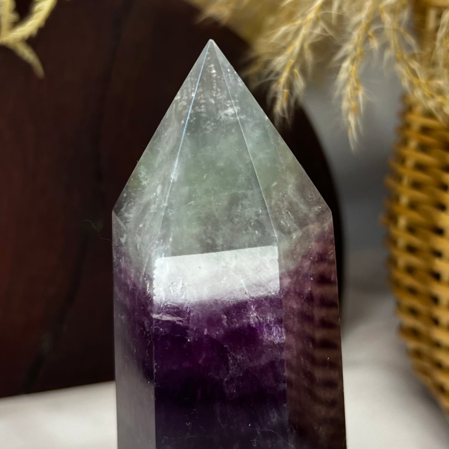Chunky Large Rainbow Fluorite Tower