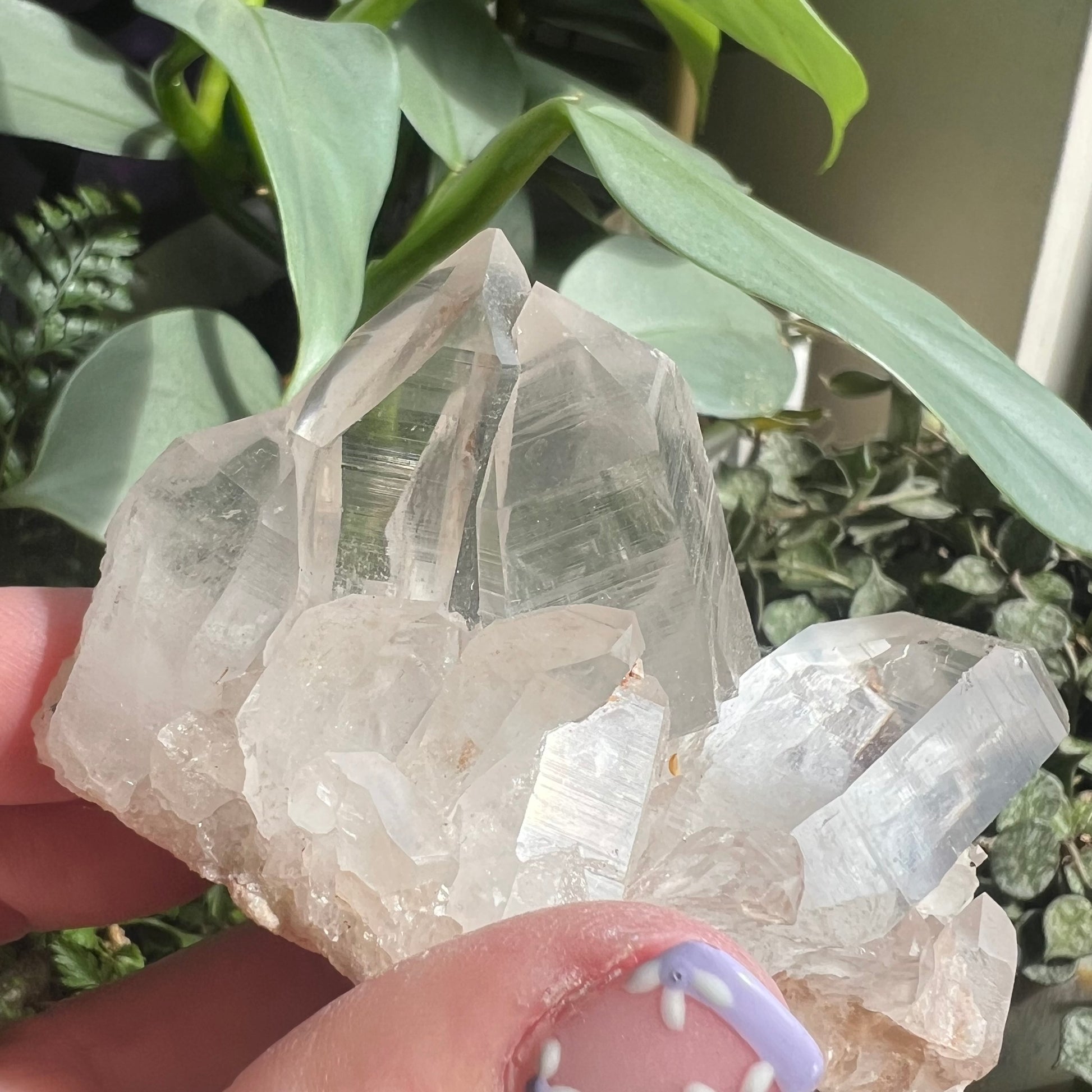 Himalayan Samadhi Pink Quartz Cluster