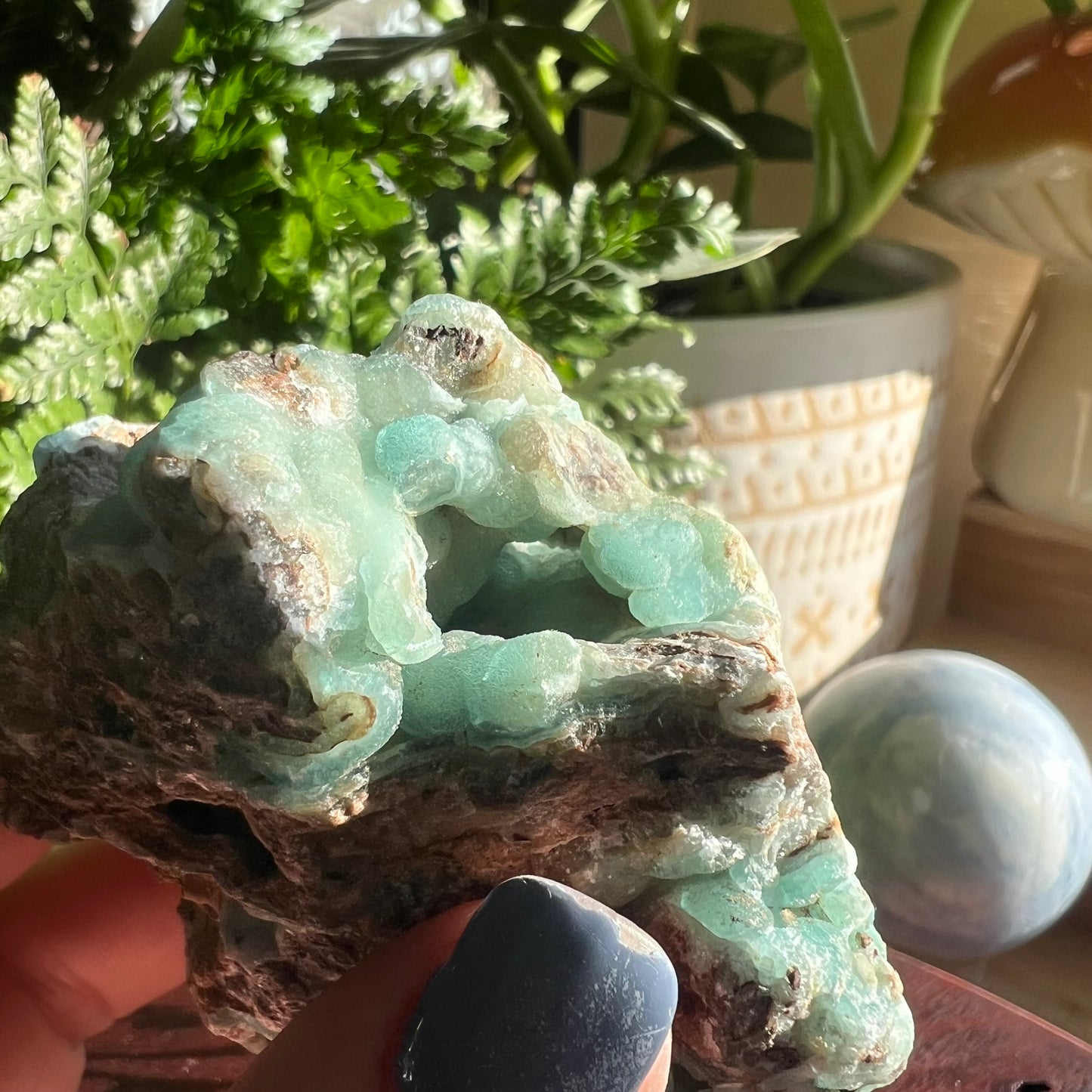 Raw Hemimorphite specimen