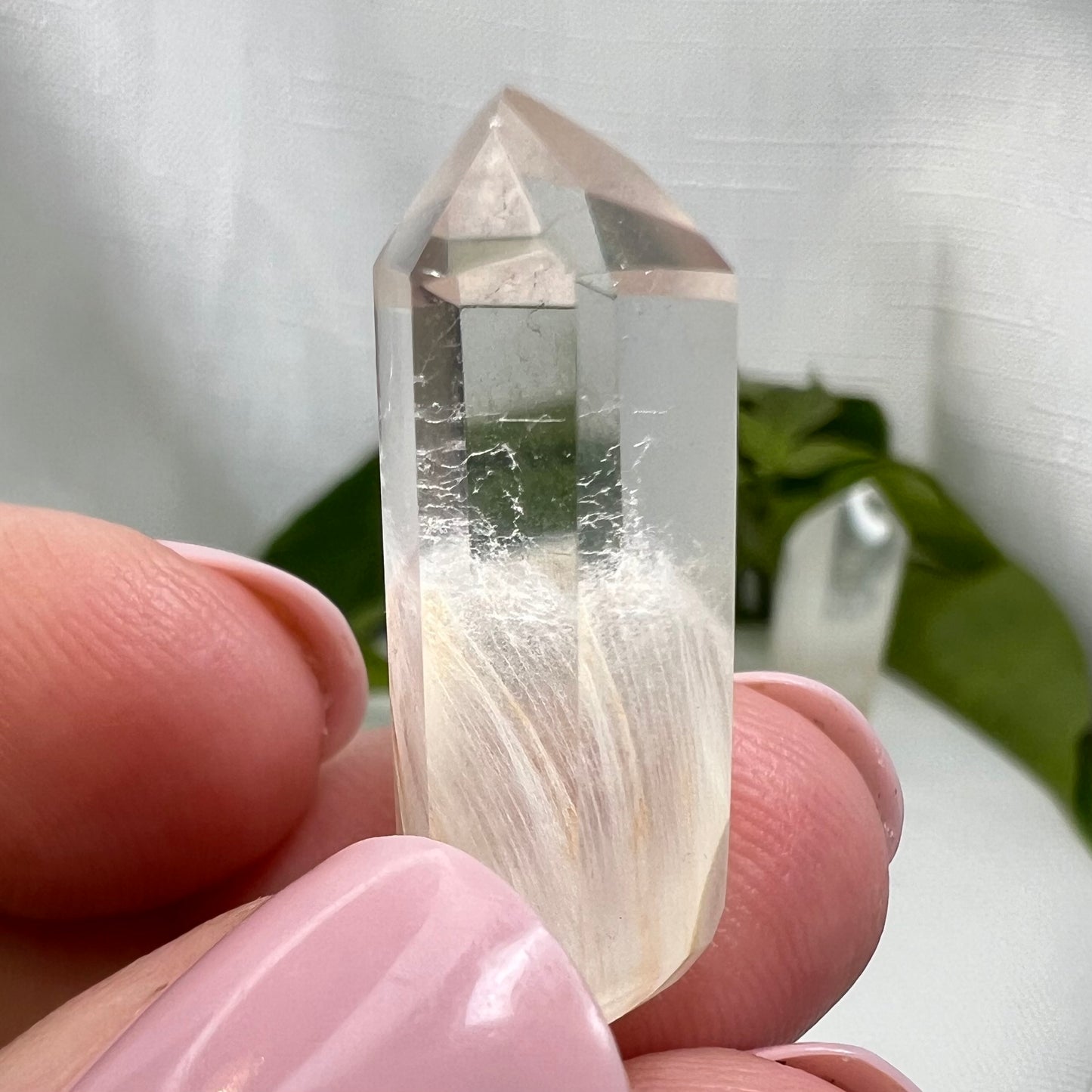 Amphibole Quartz Points - Margarida Mine, Bahia, Brazil