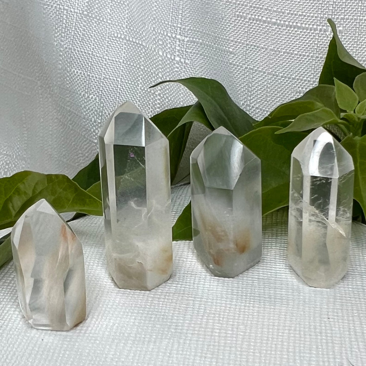 Amphibole Quartz Points - Margarida Mine, Bahia, Brazil