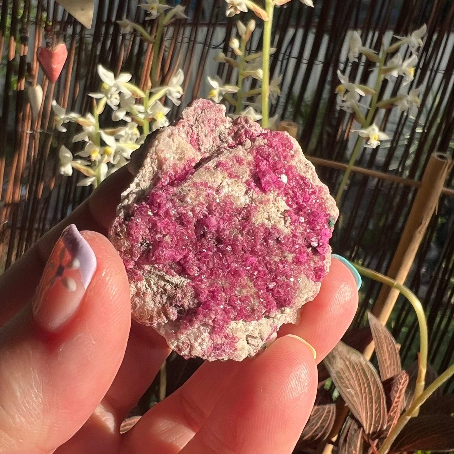 Sparkly Cobaltoan Calcite Specimen (ii)