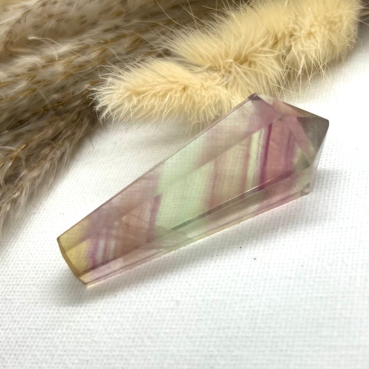 Candy Rainbow Fluorite Wand