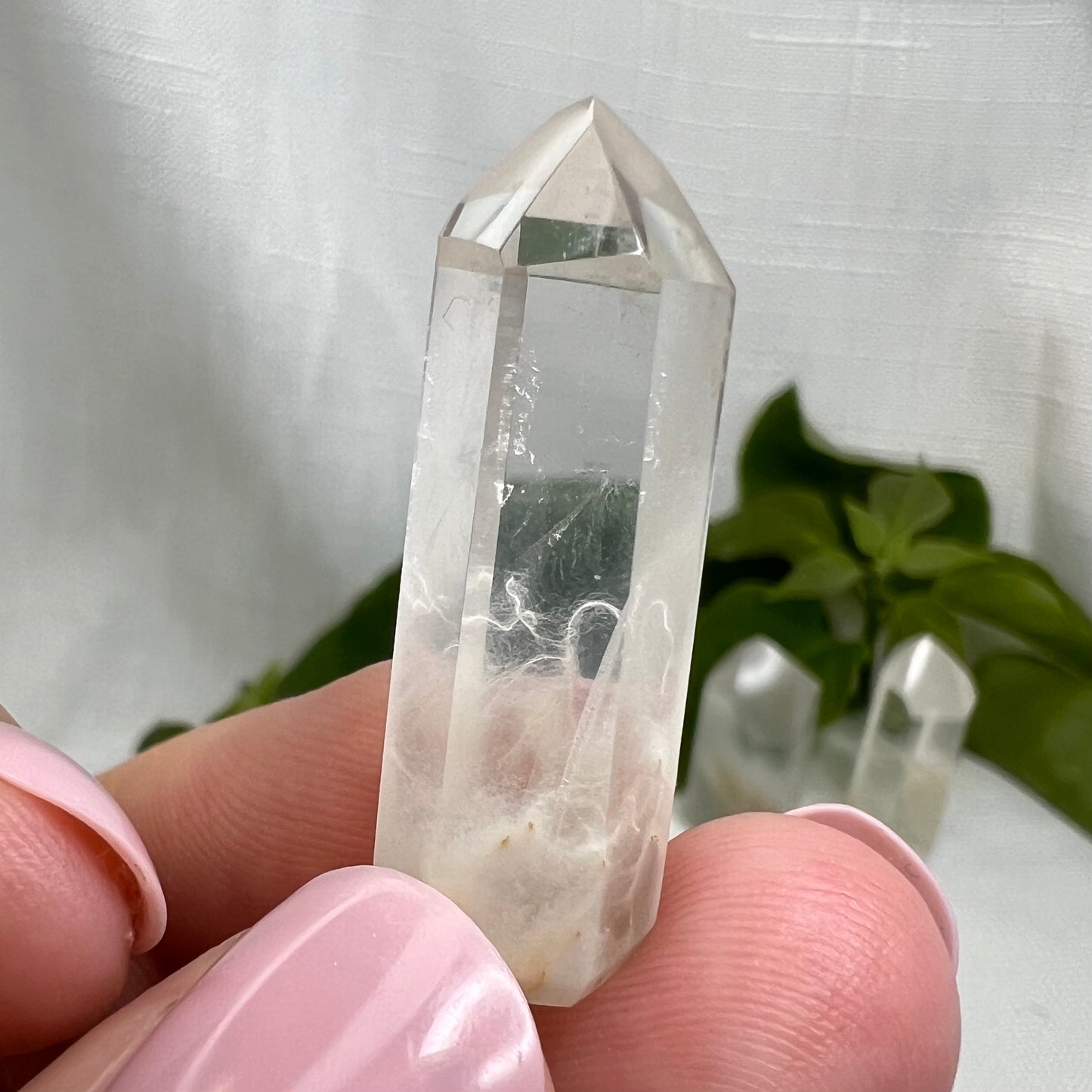 Amphibole Quartz Points - Margarida Mine, Bahia, Brazil