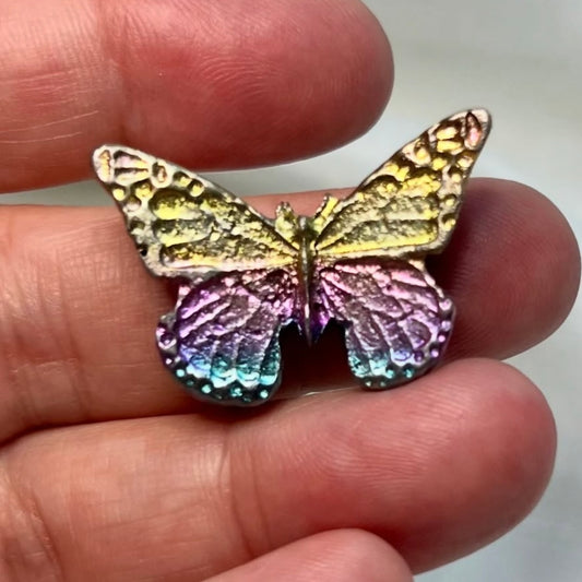 Rainbow coloured Bismuth Butterfly