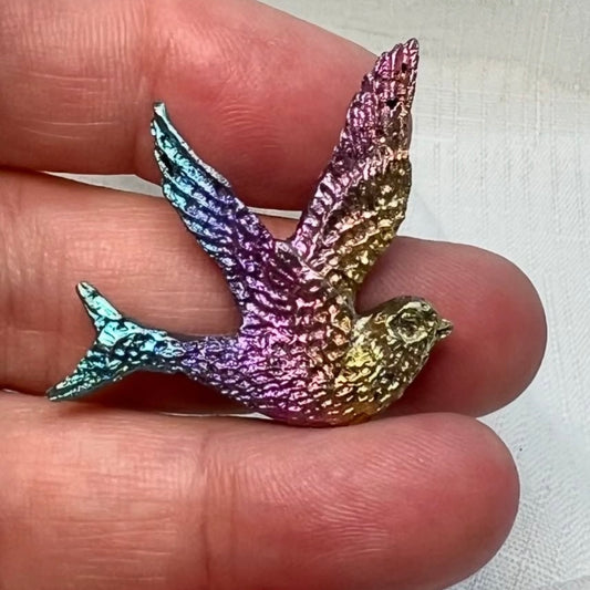 Rainbow Bismuth flat backed Flying Bird