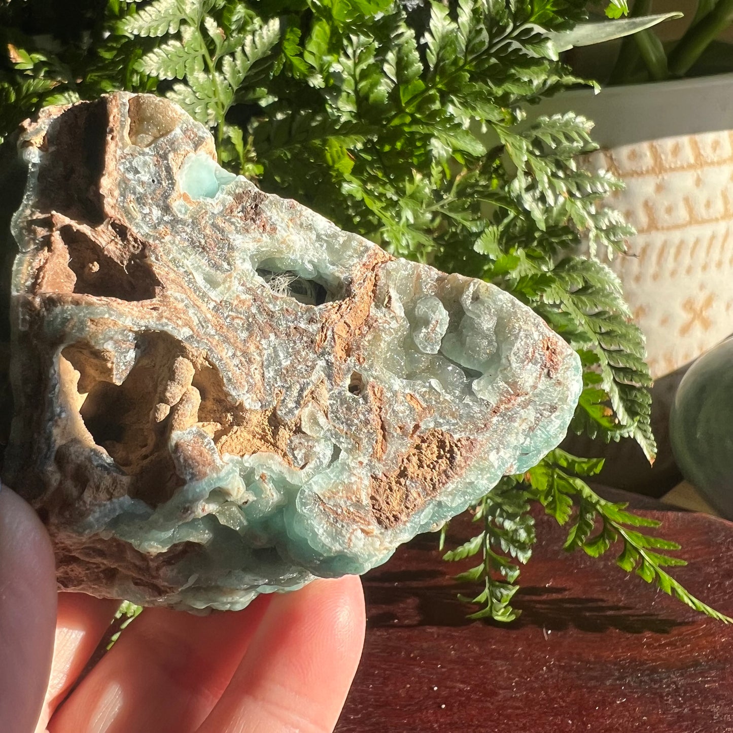 Raw Hemimorphite specimen