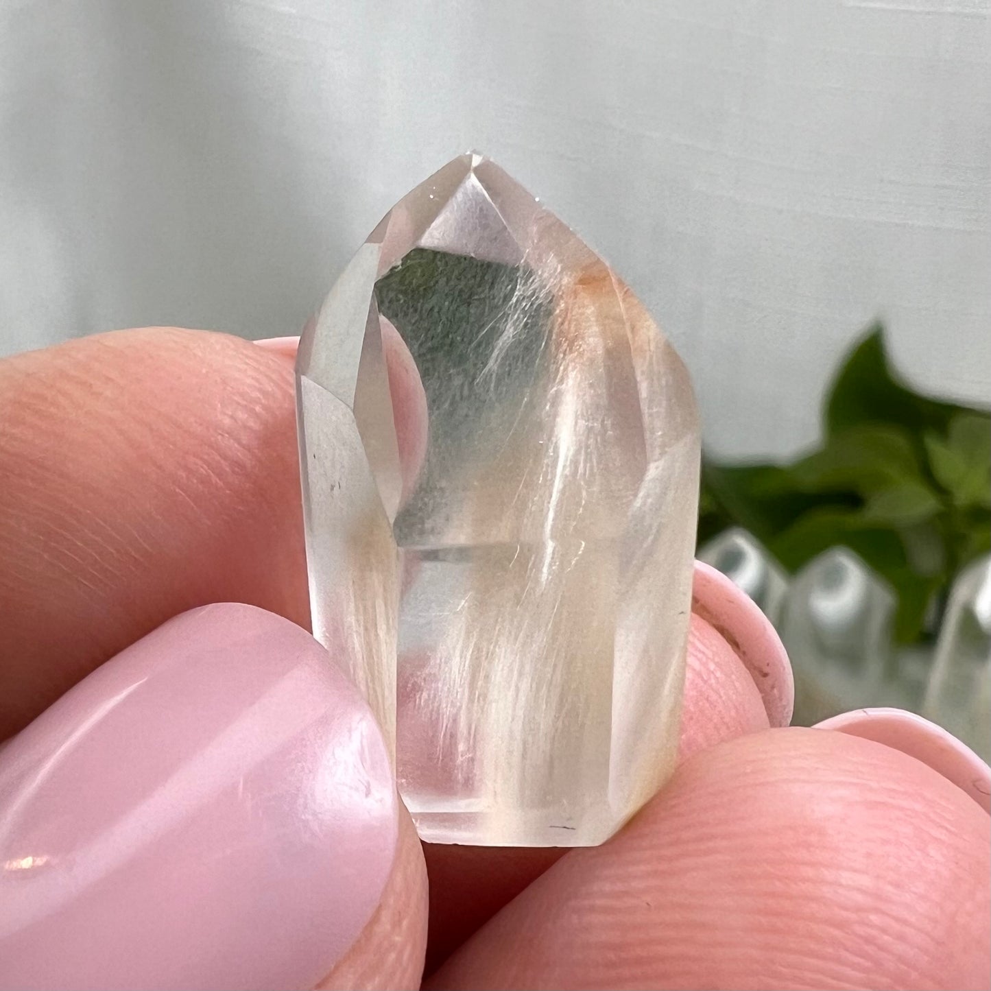 Amphibole Quartz Points - Margarida Mine, Bahia, Brazil