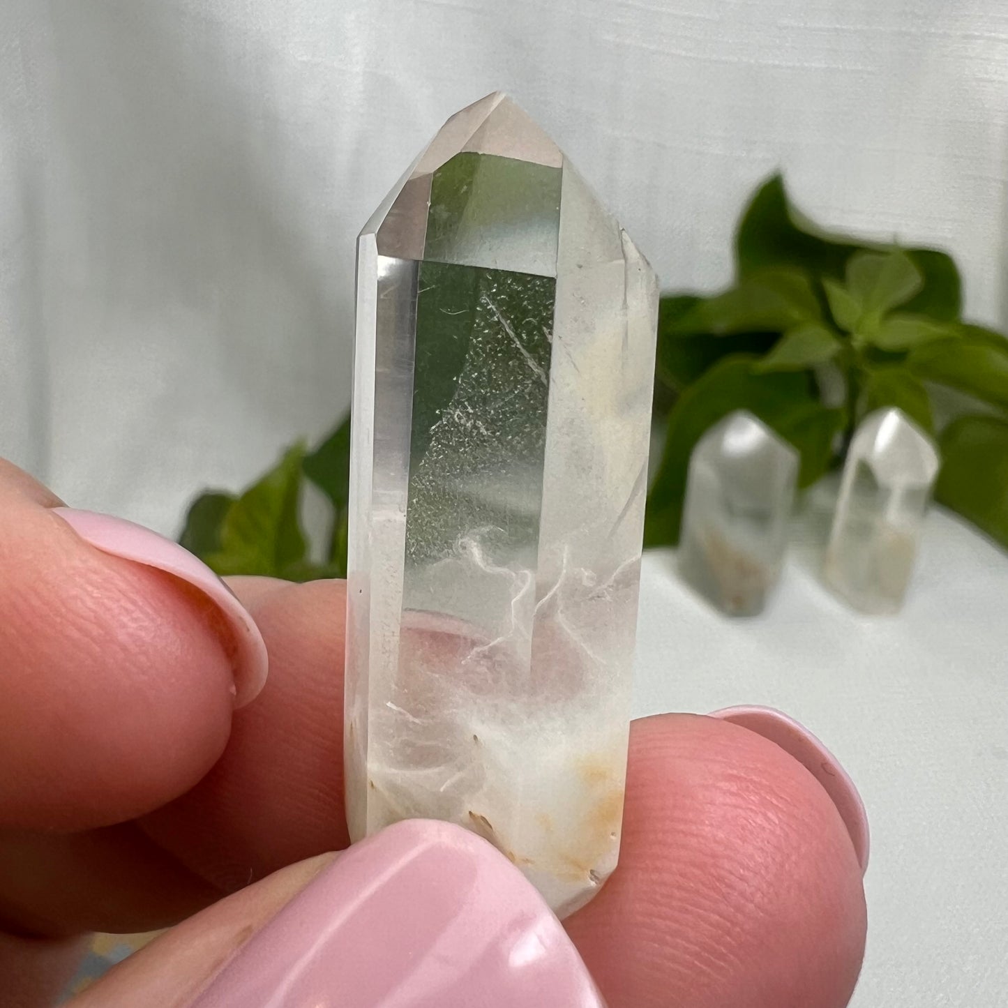 Amphibole Quartz Points - Margarida Mine, Bahia, Brazil