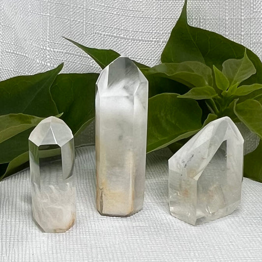 Amphibole Quartz Points - Margarida Mine, Bahia, Brazil