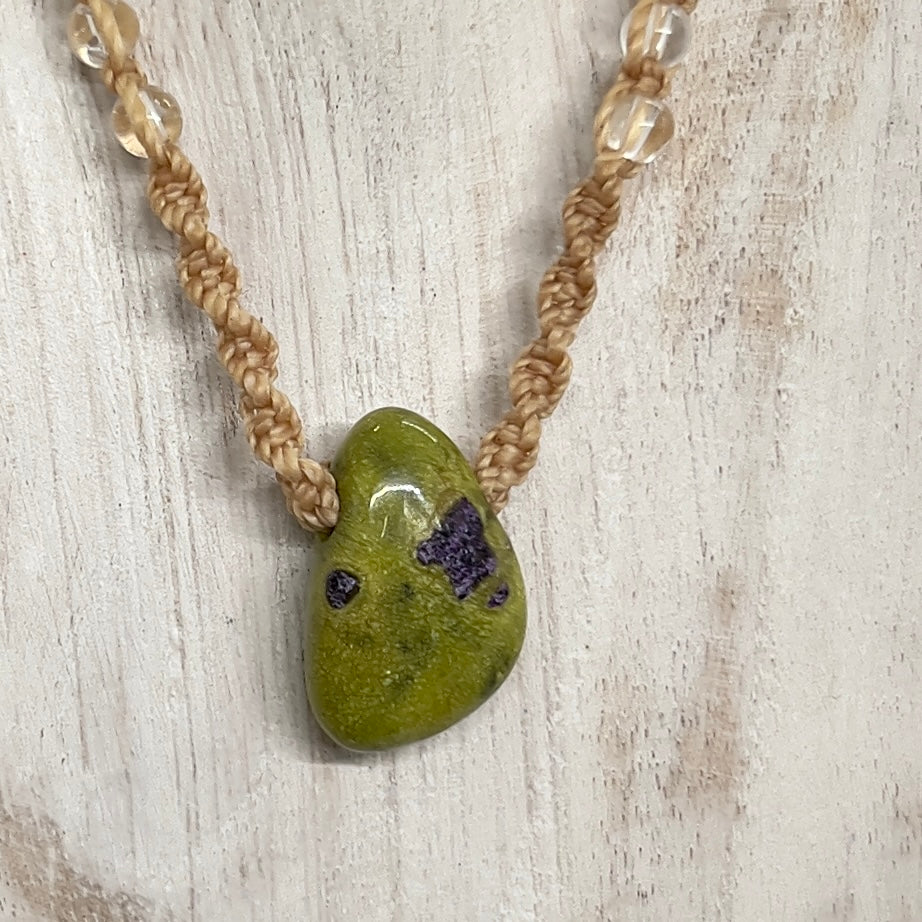 Atlantisite Crystal Necklace