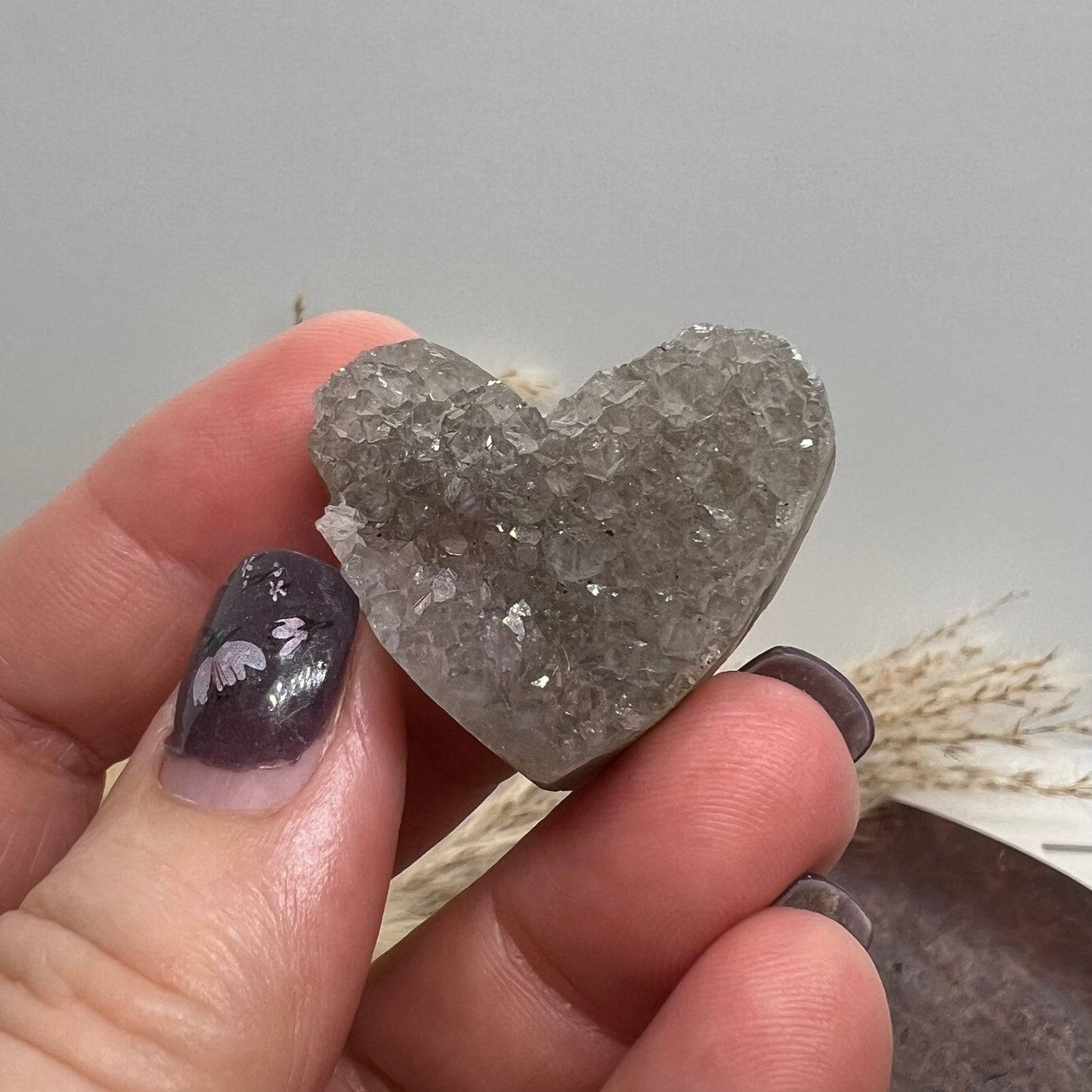 Amethyst Cluster Heart (vii)