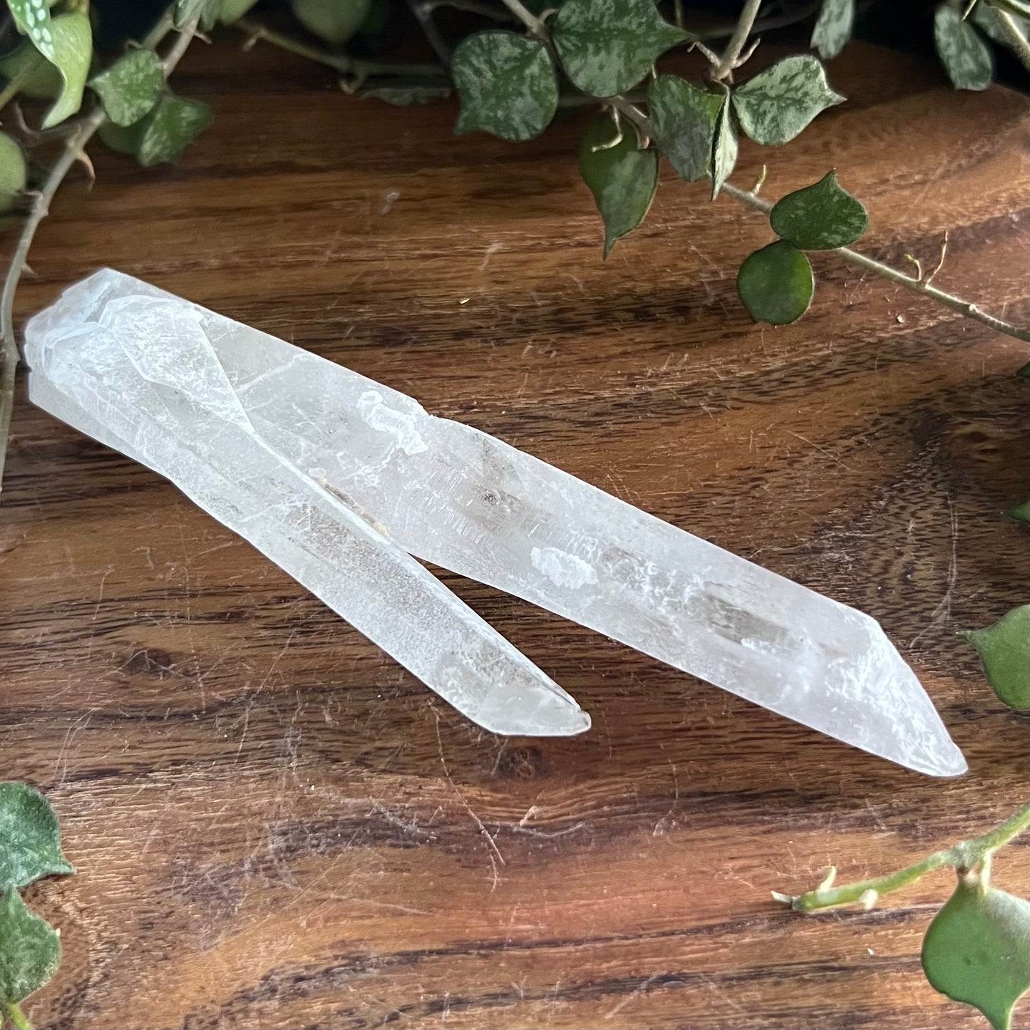 Shamanic Clear Quartz Wand Twin - Inner Mongolian