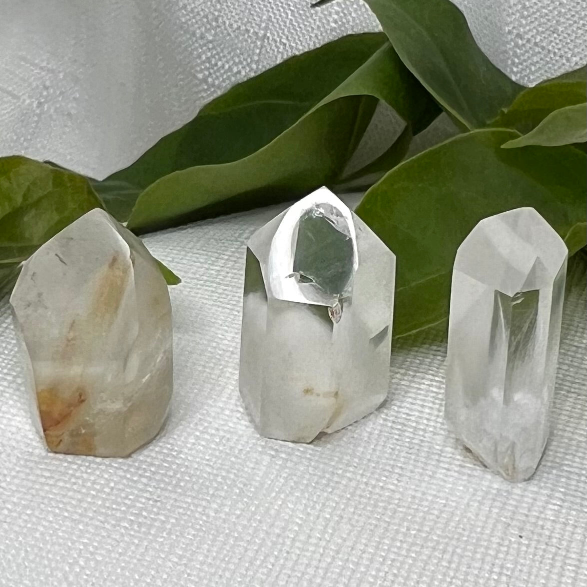 Amphibole Quartz Points - Margarida Mine, Bahia, Brazil