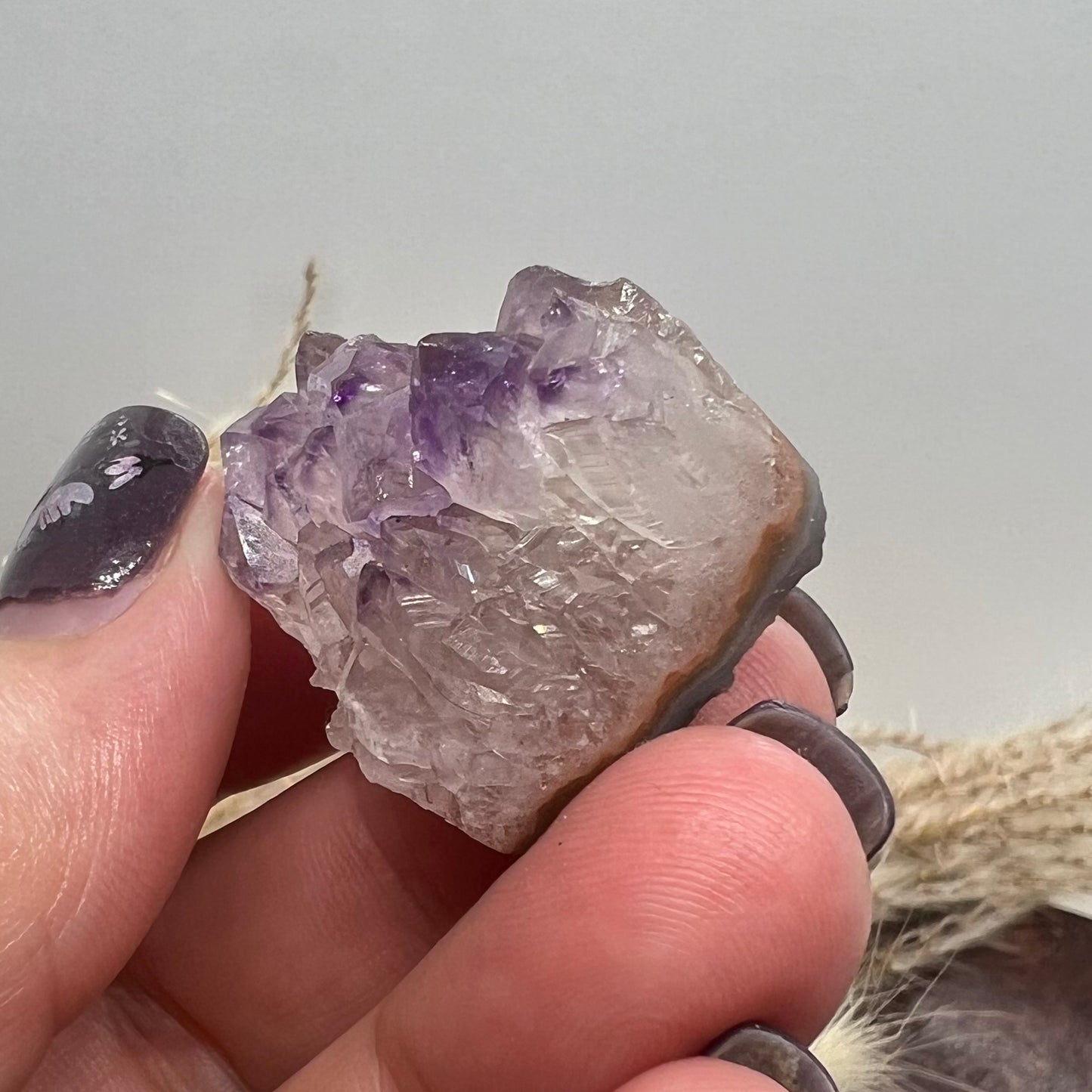 Amethyst Cluster Heart (iv)