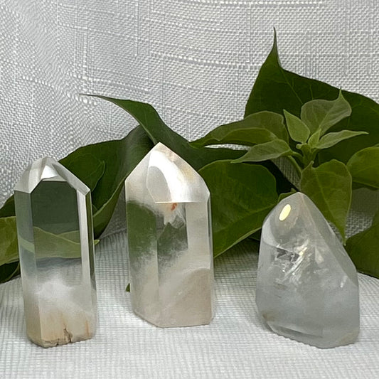 Amphibole Quartz Points - Margarida Mine, Bahia, Brazil