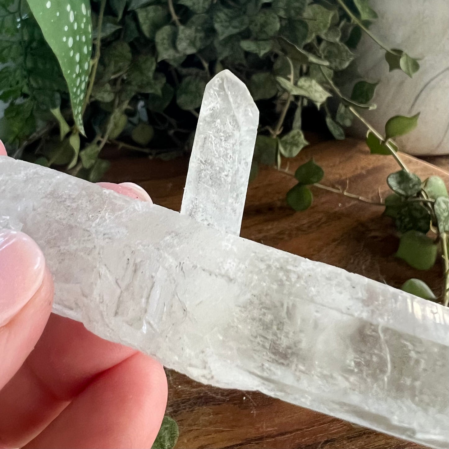 Inner Mongolian Double Terminated Quartz with Cross Point