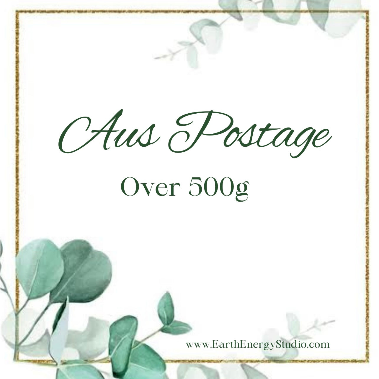 Standard Postage within Australia - AusPost over 500grams