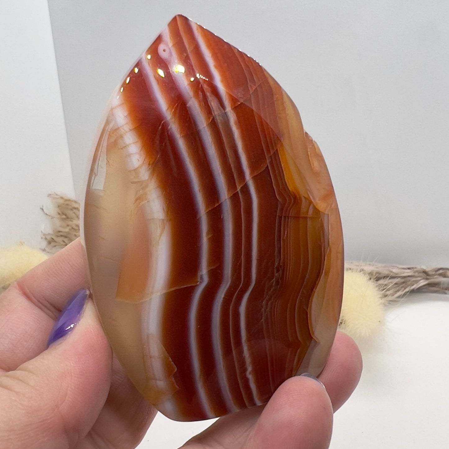 Banded Carnelian Flame