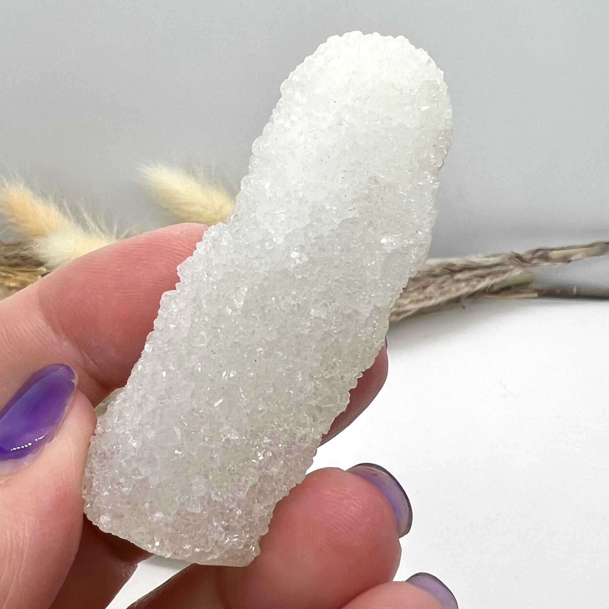 Short Quartz Stalactite | Fine Druzy Quartz Specimen