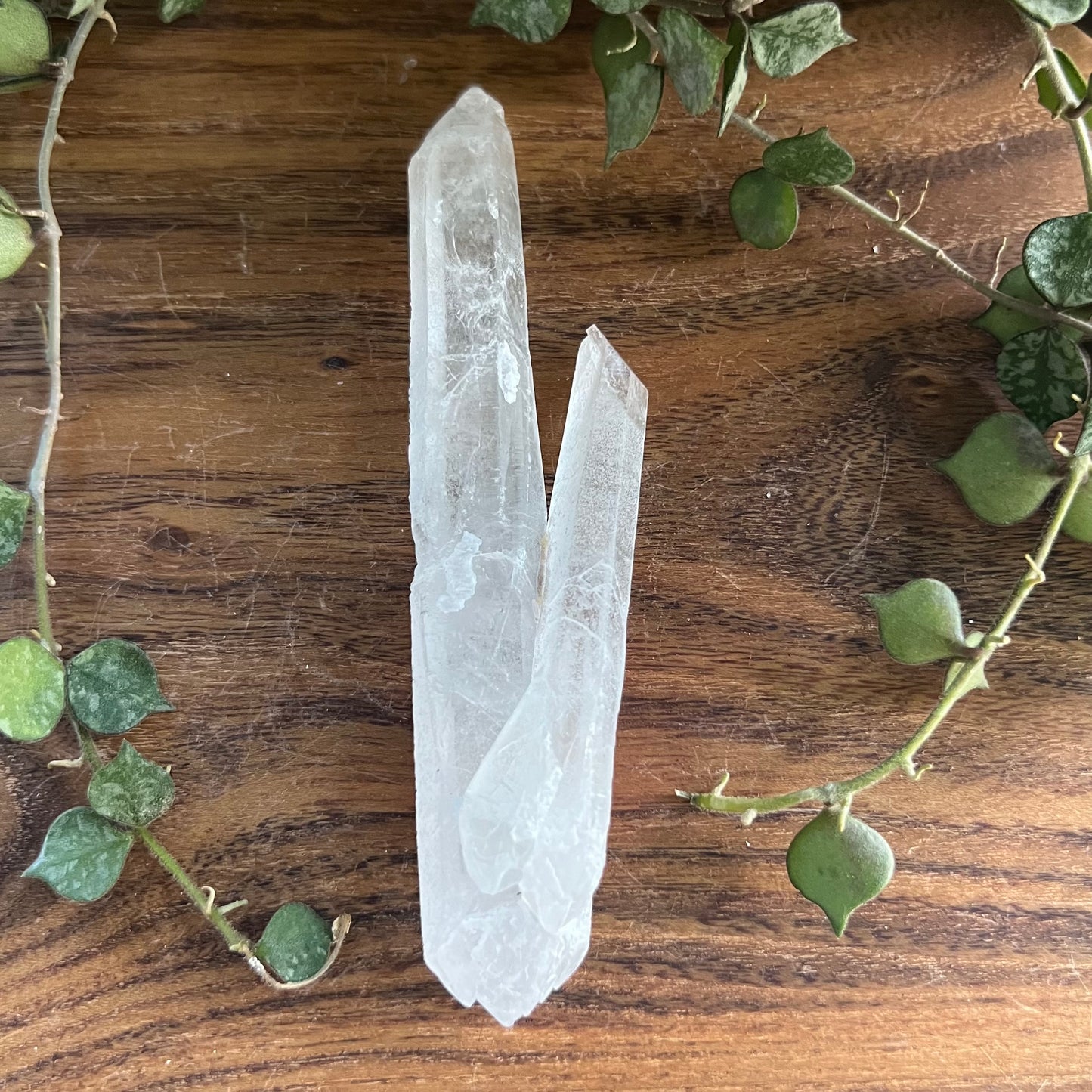 Shamanic Clear Quartz Wand Twin - Inner Mongolian