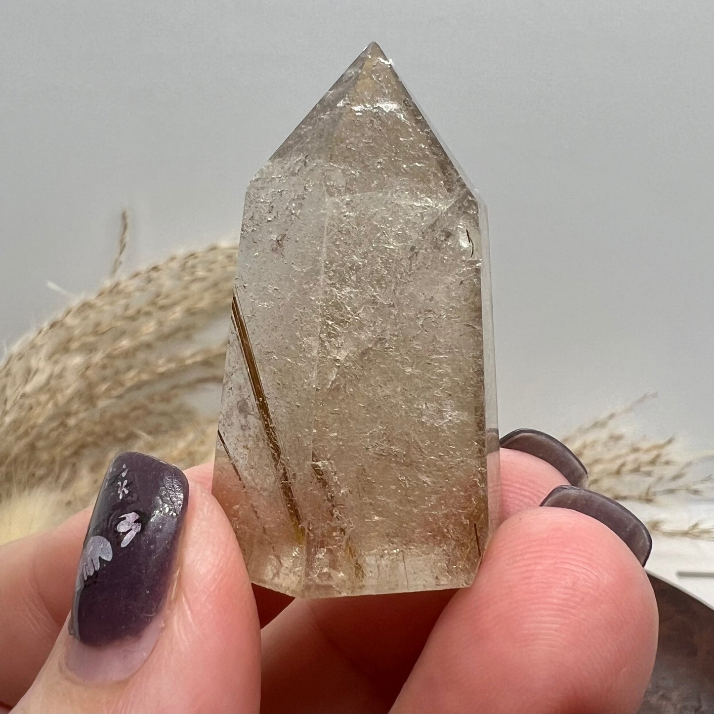 Golden Rutile Quartz Mini Tower (Brazil) (a)