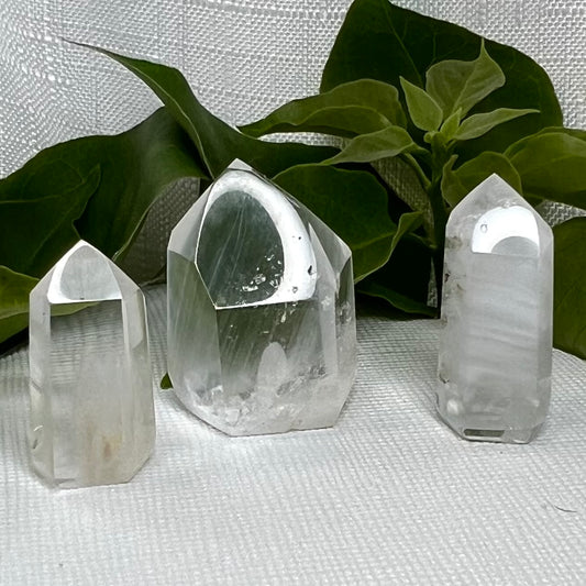 Amphibole Quartz Points - Margarida Mine, Bahia, Brazil