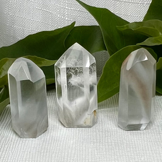 Amphibole Quartz Points - Margarida Mine, Bahia, Brazil