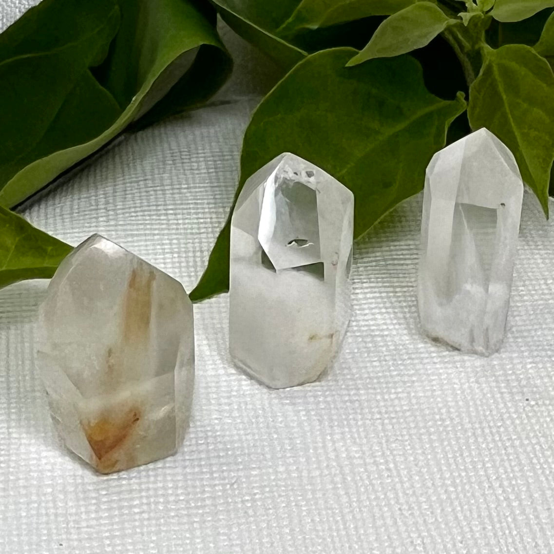 Amphibole Quartz Points - Margarida Mine, Bahia, Brazil