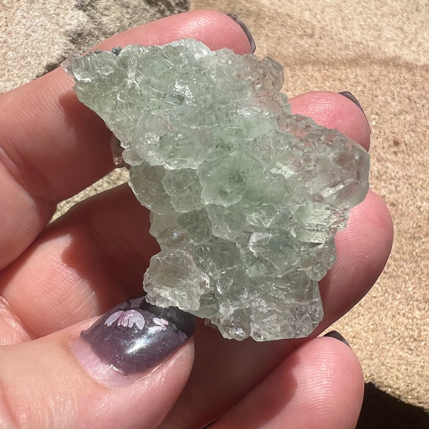 Green Octahedral Fluorite Specimen - Fujian, China - small specimen