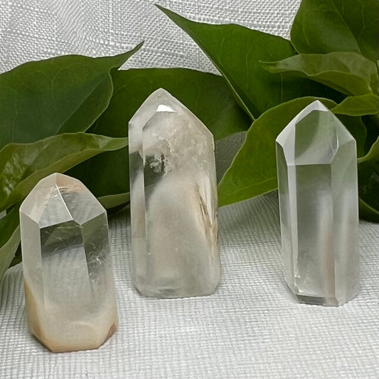 Amphibole Quartz Points - Margarida Mine, Bahia, Brazil