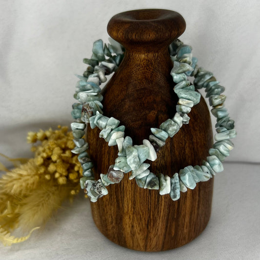 Larimar Crystal Bracelet ∙ Tranquility | New Beginnings | Growth through Self Expression