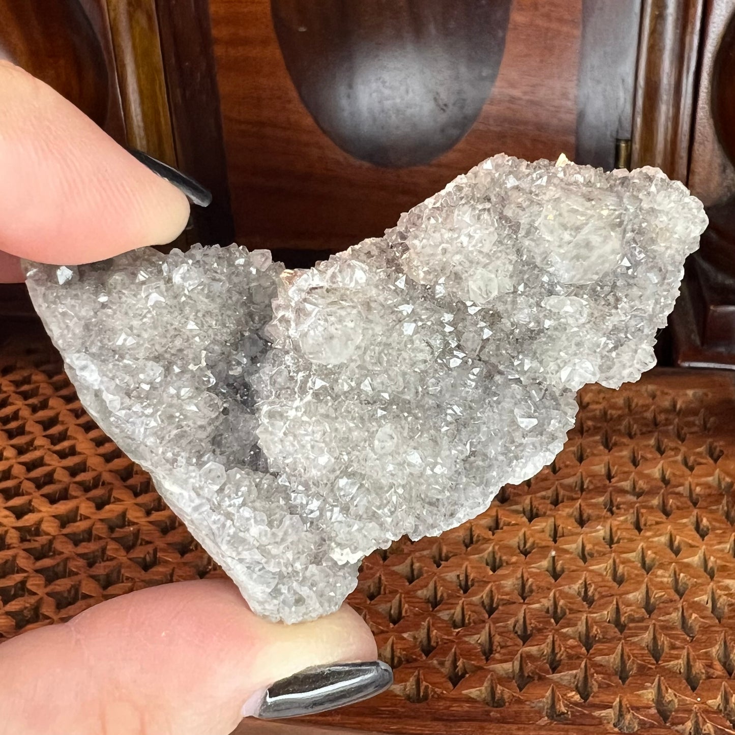 Black Smoky Spirit Quartz Specimen | South Africa