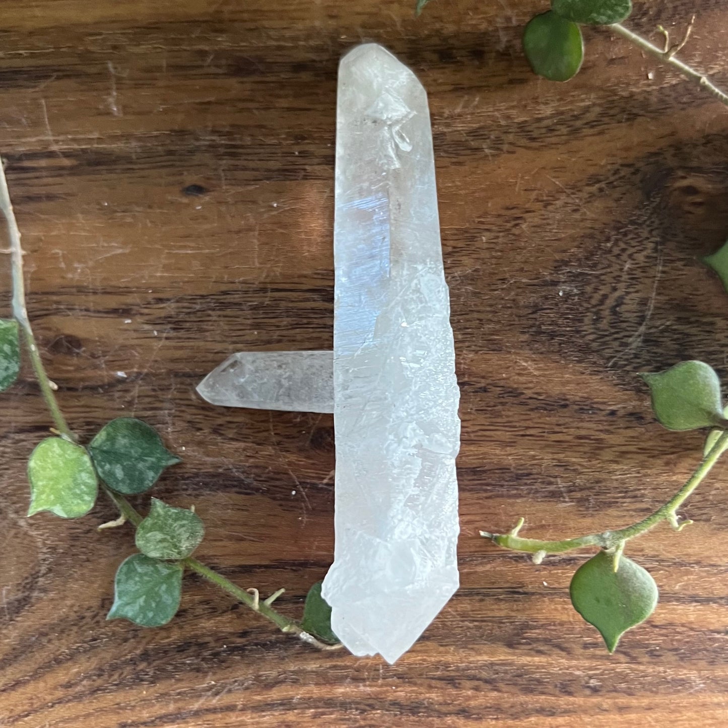 Inner Mongolian Double Terminated Quartz with Cross Point