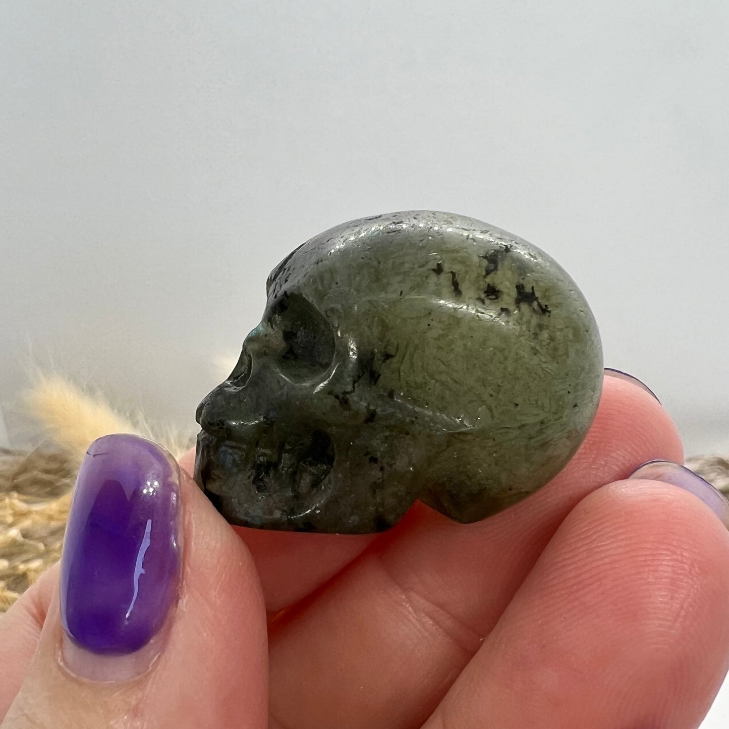‘Hank’ the Labradorite Skull