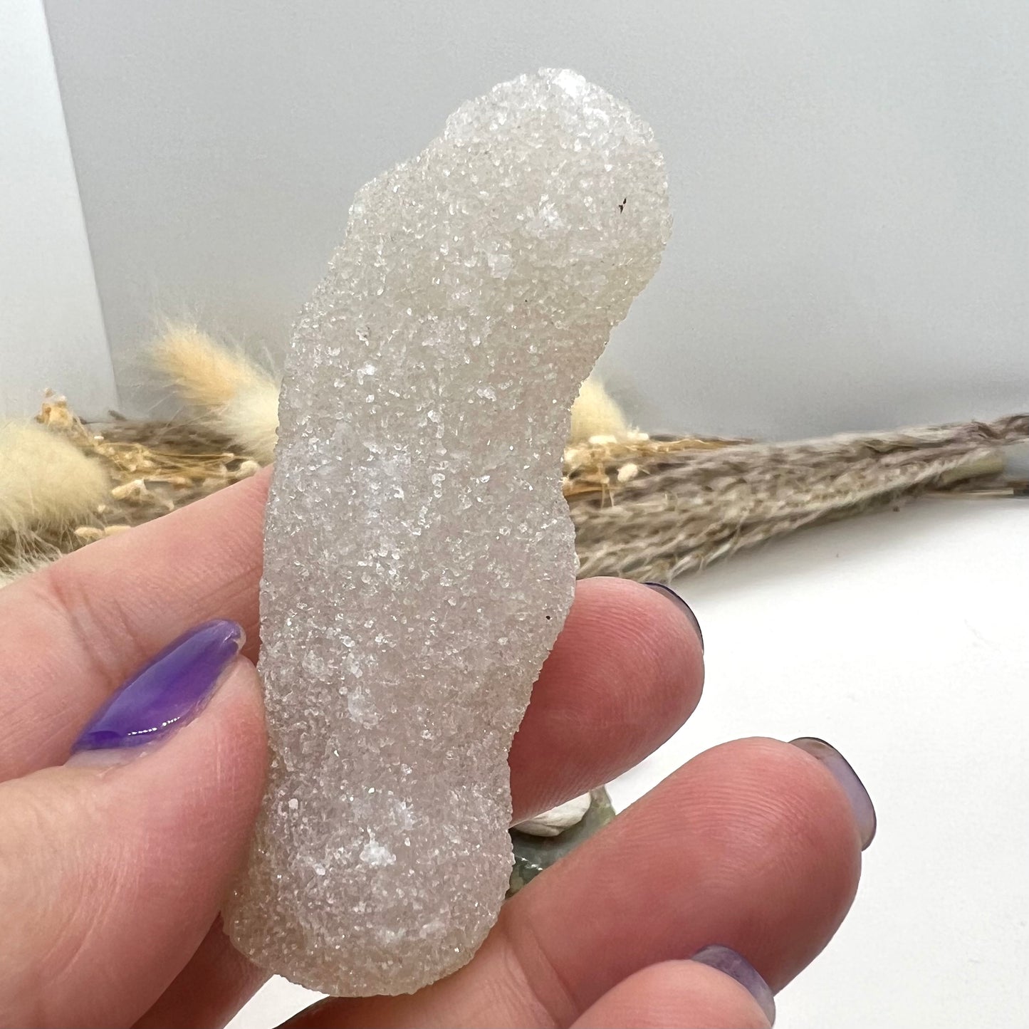 Anandalite Quartz Stalactite | Natural Rhodium Inclusion Quartz