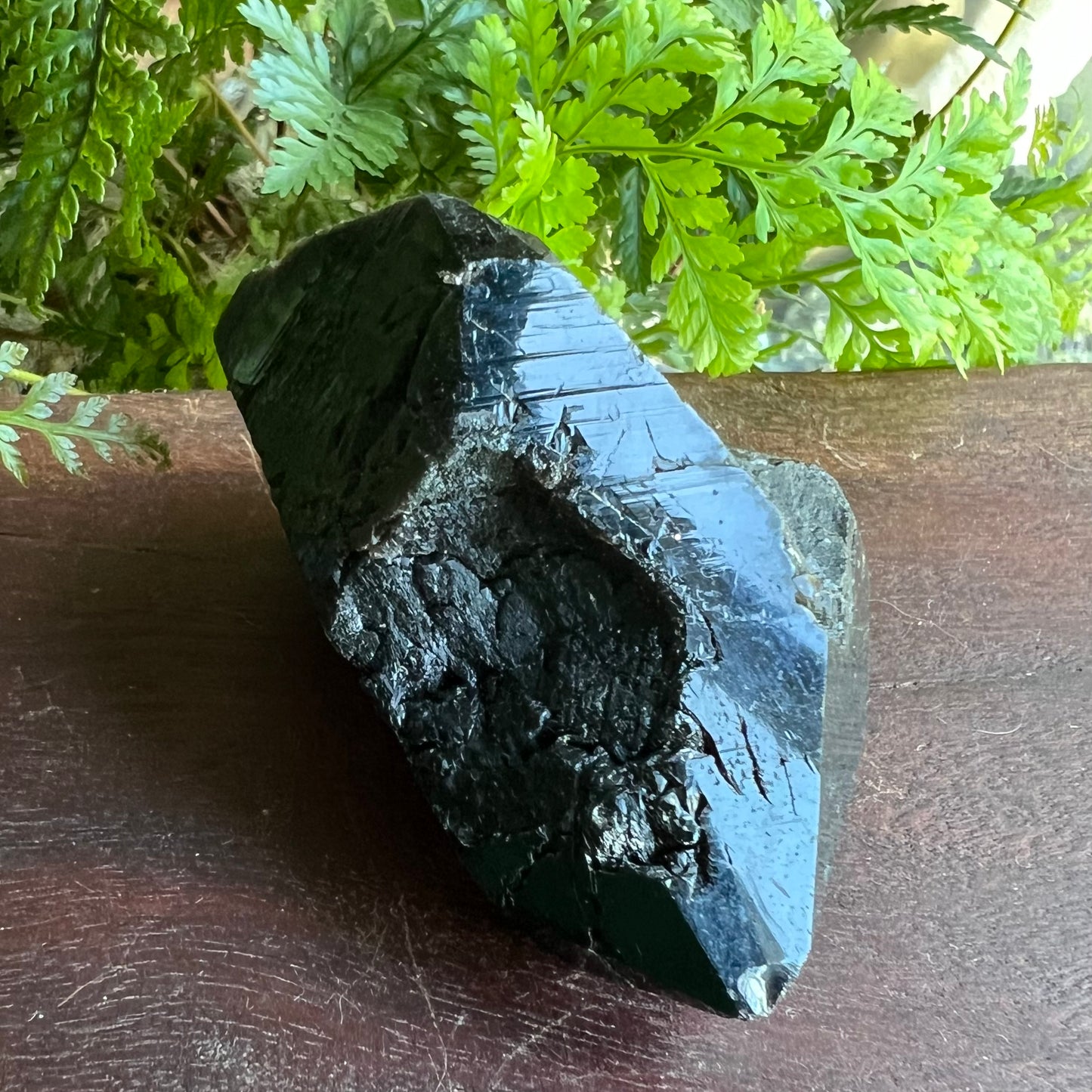 Black Smoky Quartz | China | Self-Healed Morion Quartz