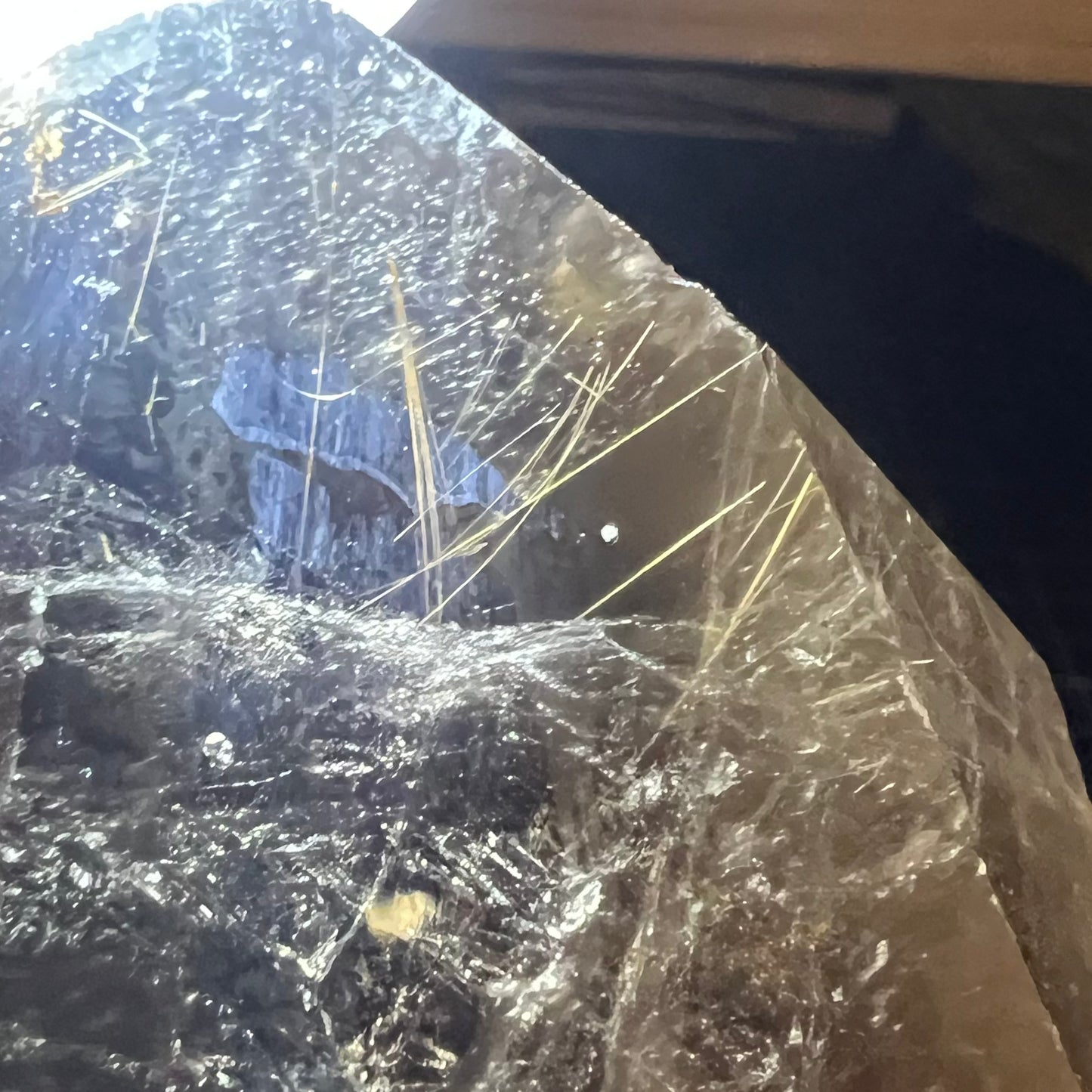 Large Natural Rutilated Smoky Quartz Point | Bahia, Brazil