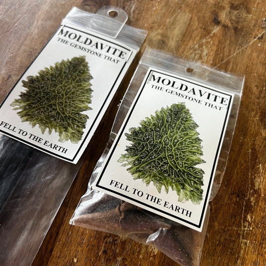Moldavite infused Incense Sticks and Moldavite infused Incense Cones