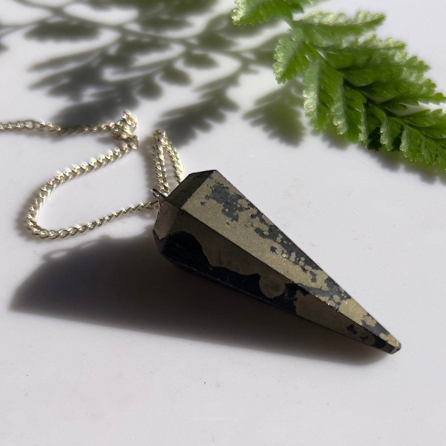 Golden Pyrite Pendulum