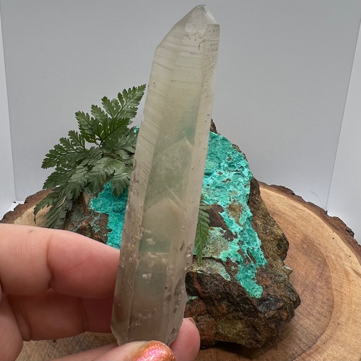 Empathic Warrior Smoky Lemurian Quartz with phantoms, aggregates and keys
