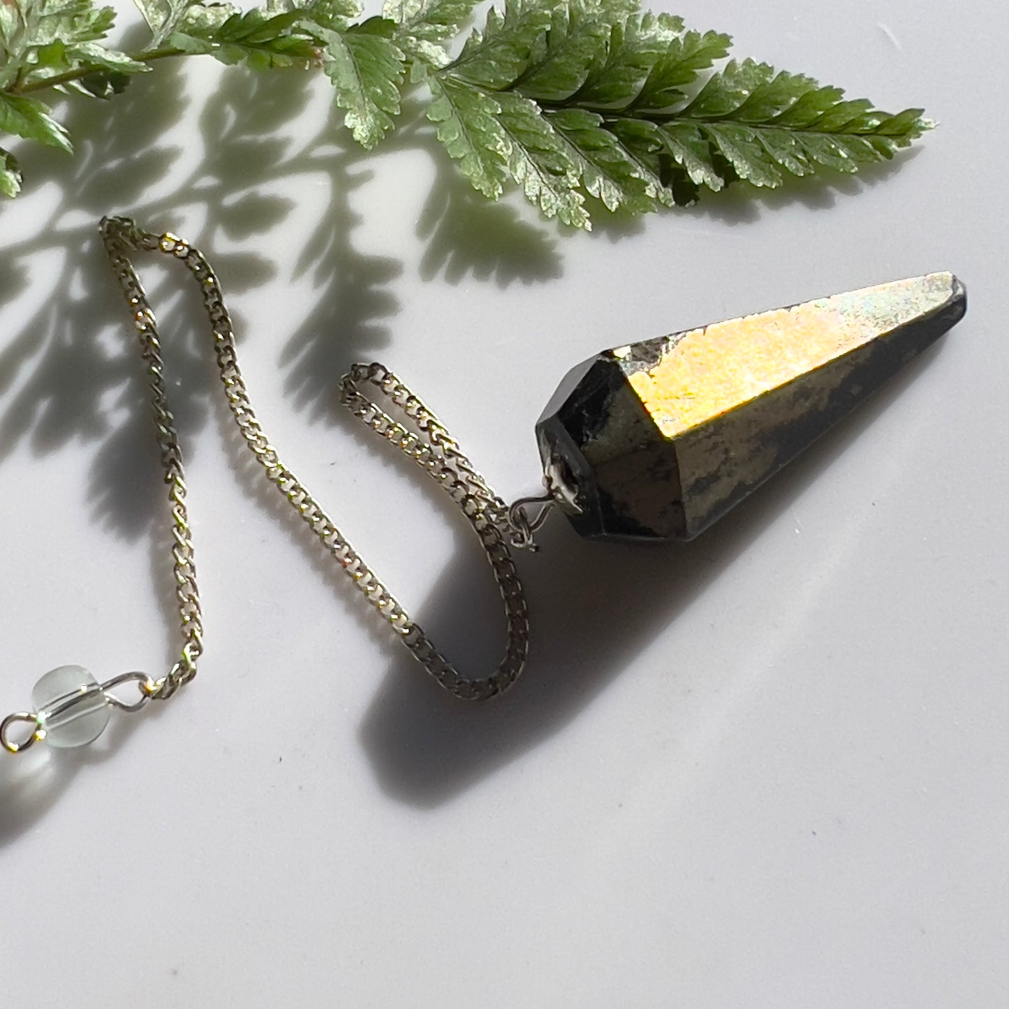 Golden Pyrite Pendulum
