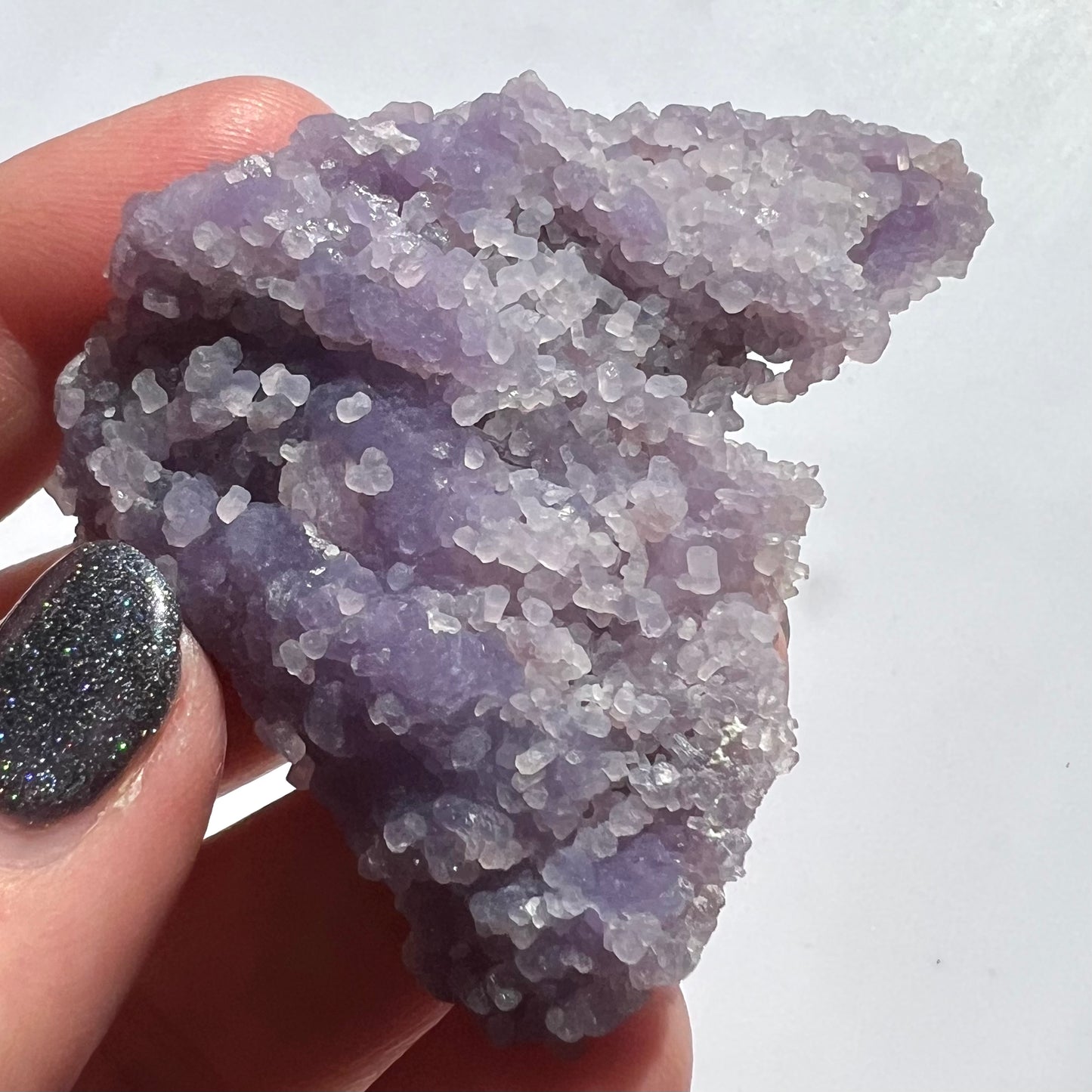 Purple Botryoidal Grape Agate Cluster (ii)
