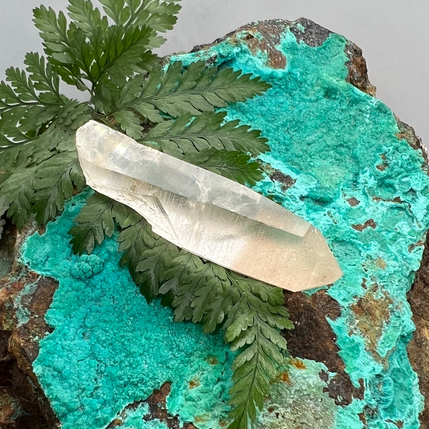 Tangerine Lemurian Quartz Point