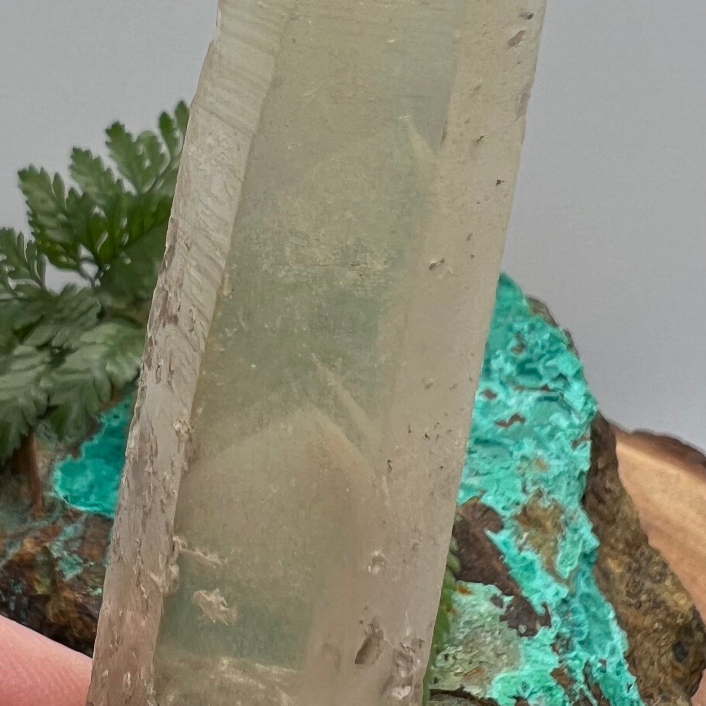 Empathic Warrior Smoky Lemurian Quartz with phantoms, aggregates and keys