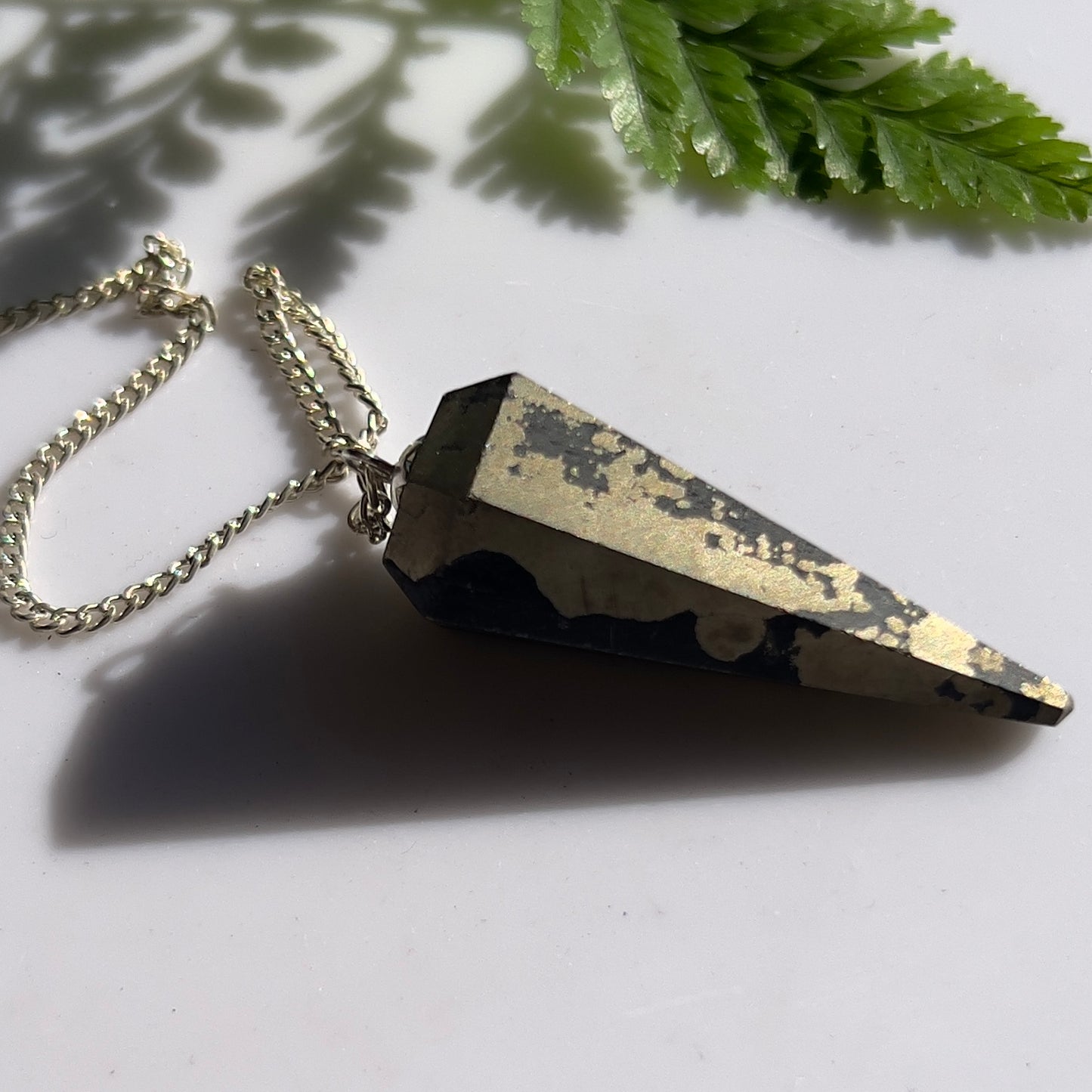 Golden Pyrite Pendulum