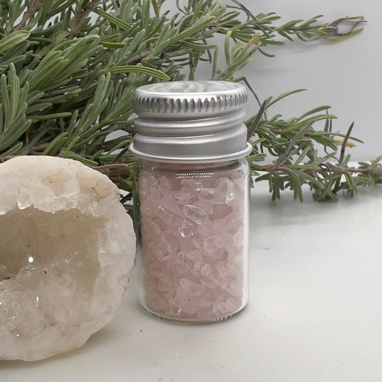 Rose Quartz Crystal Chips (small rough)