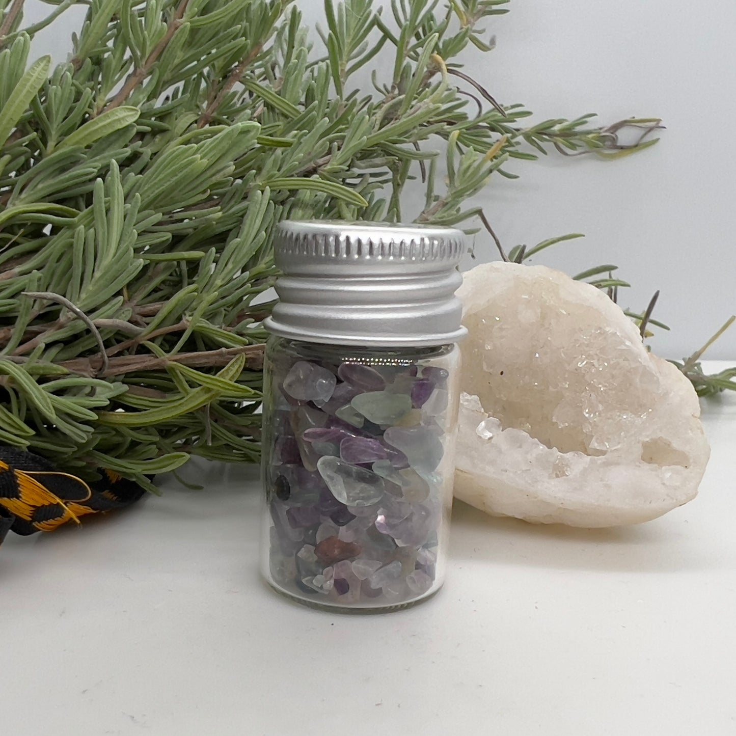 Rainbow Fluorite Crystal Chips